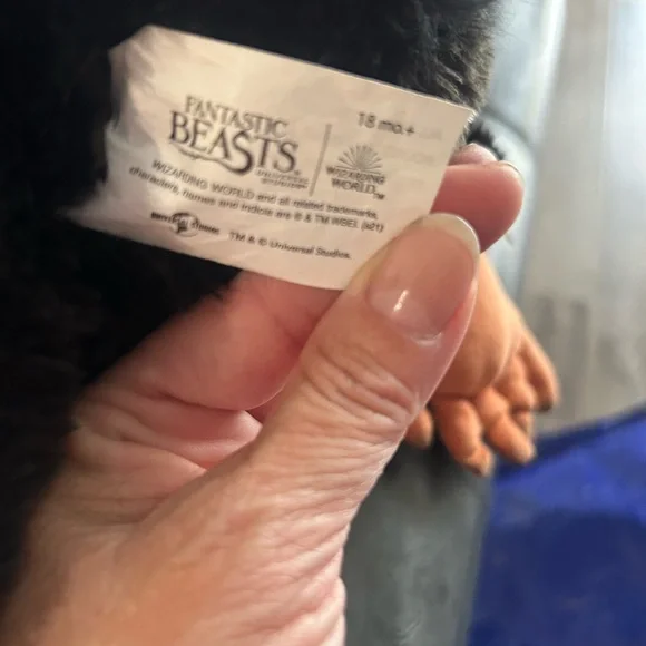 Fantastic Beasts Plush Niffler Harry Potter 11” Black Stuffed Animal - Picture 5 of 8